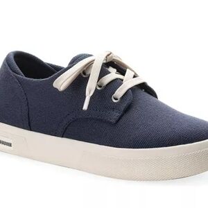 SUN + STONE Men's Kiva Lace-Up Core Sneakers Navy